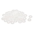 thumbnail image 1 of Uxcell Nylon Flat Washers ID OD Thick White M6x16mmx2mm 60 pack, 1 of 7