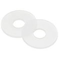thumbnail image 1 of Uxcell Nylon Flat Washers, Round Flat Plain Washer Plastic Gasket Fastener for Household Faucet Pipe Water Hose White 100 M5 x 5mm ID x 15mm OD, 1 of 7