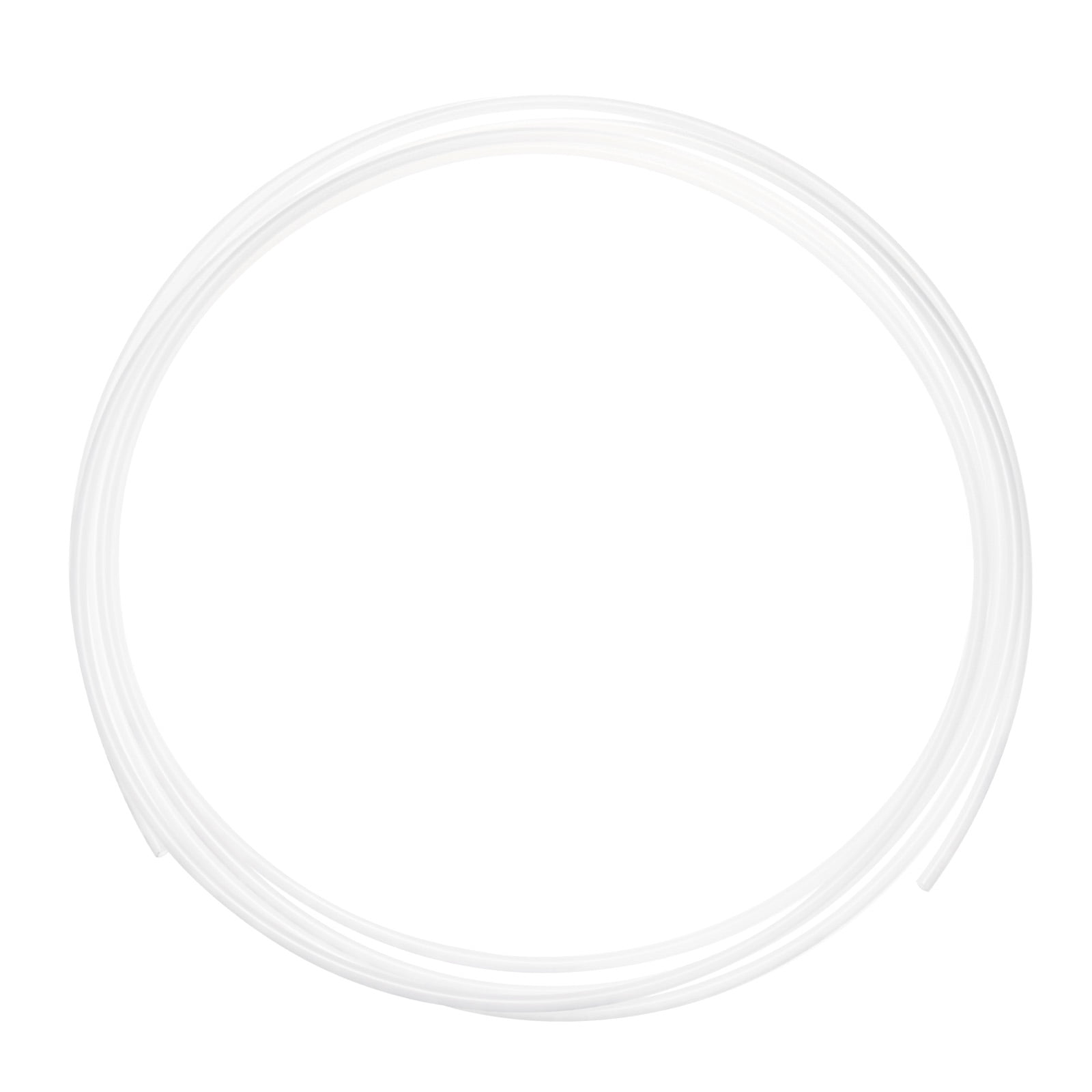 Uxcell Nylon Line Hose Tube, 0.16"(4mm) ID x 0.24"(6mm) OD PA6 Pneumatic Air Line Tubing for Fluid Transfer [5M/16FT, Translucent]