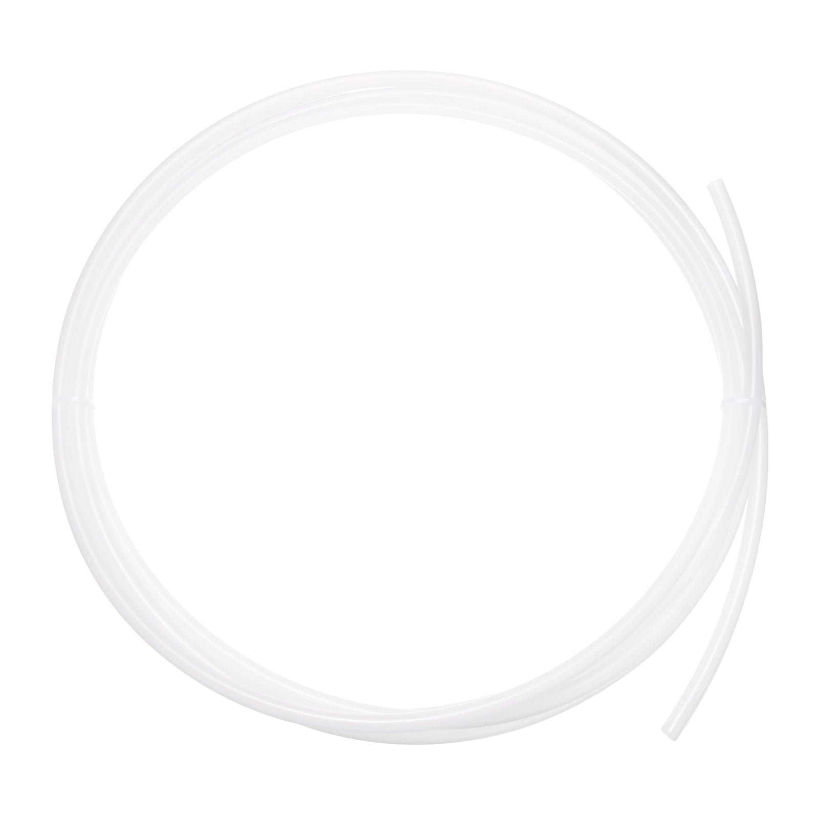 Uxcell Nylon Line Hose Tube, 0.31"(8mm) ID x 0.39"(10mm) OD PA6 Pneumatic Air Line Tubing for Fluid Transfer [5M/16FT, Translucent]