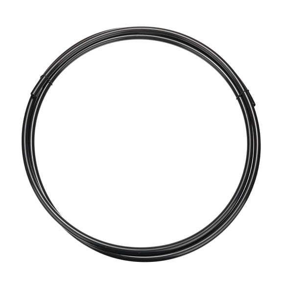 Uxcell Nylon Line Hose Tube, 0.39"(10mm) ID x 0.47"(12mm) OD PA6 Pneumatic Air Line Tubing for Fluid Transfer [3 M/10FT, Black]