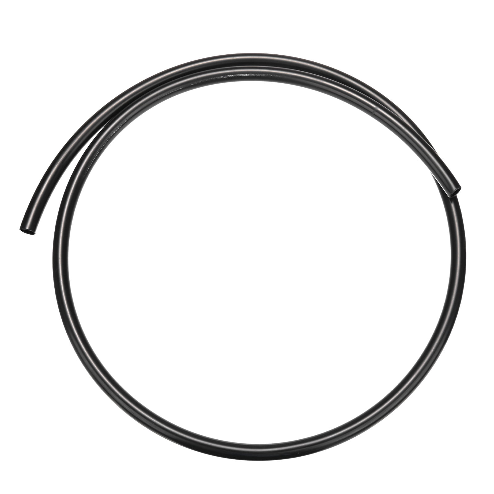 Uxcell Nylon Line Hose Tube, 0.47"(12mm) ID x 0.55"(14mm) OD PA6 Pneumatic Air Line Tubing for Fluid Transfer [1.5M/5FT, Black]