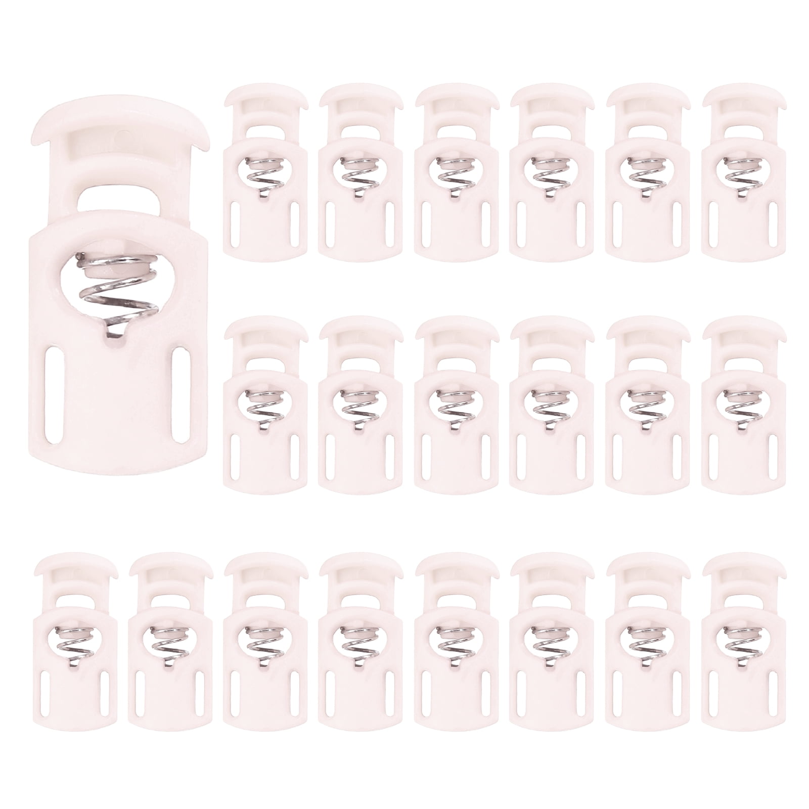 Drawstring Lock Slide Uxcell Nylon Spring Cord Locks, 35Pcs Elastic Toggle Stop Slider Clamp ...