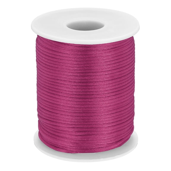 Uxcell Nylon String Cord 1.3mm x 102 Yards Thread Twine String Beading Cord,light Red