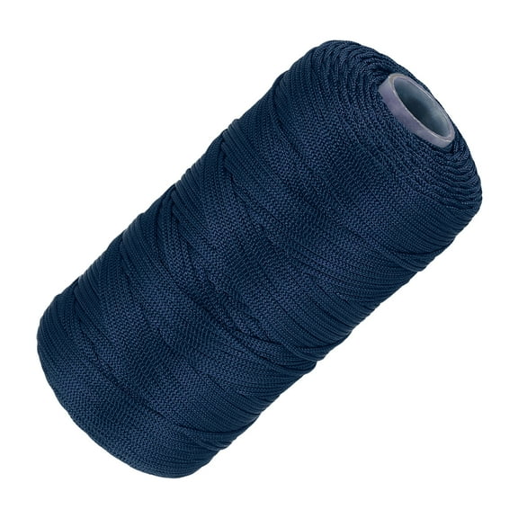 Uxcell Nylon String Cord 1.5mm x 218 Yards Rope Braided Thread Beading Cord for Jewelry Making Supplies Navy Blue