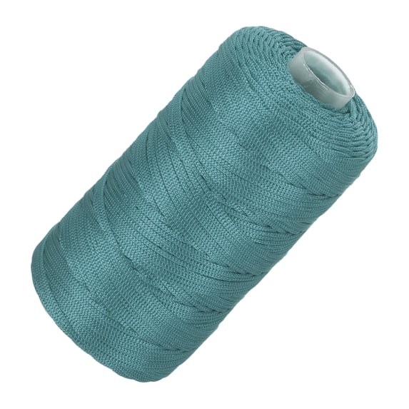 Uxcell Nylon String Cord 1.5mm x 218 Yards Rope Braided Thread Beading Cord for Jewelry Making Supplies Pure Green
