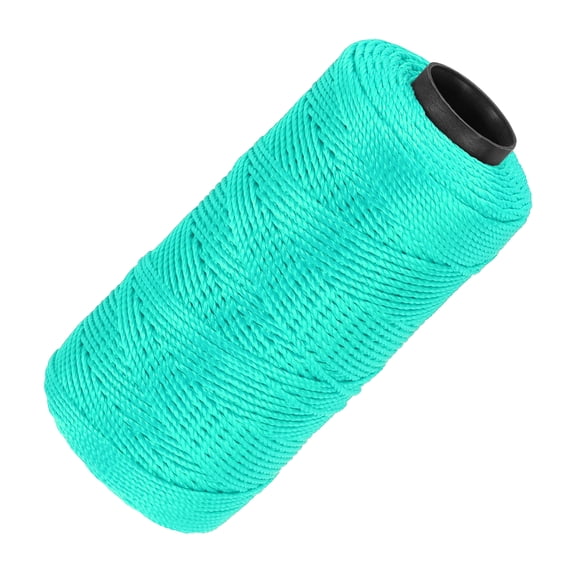 Uxcell Nylon String Twisted Mason Line Twine for DIY Projects Gardening Gift Wrapping Deep Teal