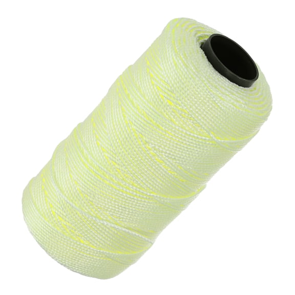 Uxcell Nylon String Twisted Mason Line Twine for DIY Projects Gardening Gift Wrapping Light Yellow
