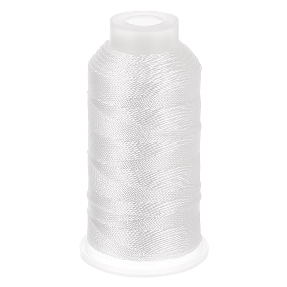 Uxcell Nylon Thread for Lab 180m (591 Ft), 18-Ply Nylon String Cord Twine, String Line Sewing Thread for Physics Experiment Gardening, White