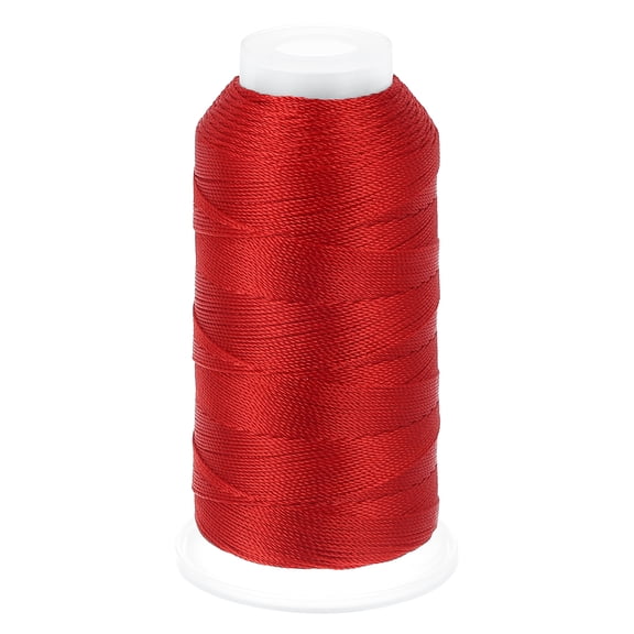 Uxcell Nylon Thread for Lab 201m (659 Ft), 12-Ply Nylon String Cord Twine, String Line Sewing Thread for Physics Experiment Gardening, Red