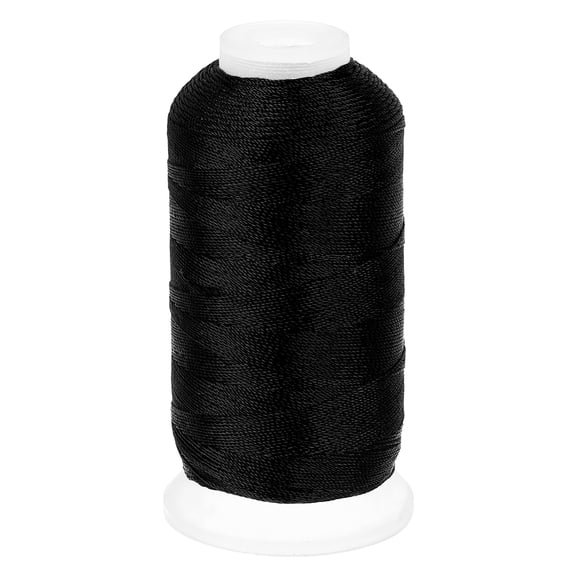 Uxcell Nylon Thread for Lab 300m (984 Ft), 9-Ply Nylon String Cord Twine, String Line Sewing Thread for Physics Experiment Gardening, Black