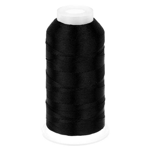 Uxcell Nylon Thread for Lab 480m (1575 Ft), 6-Ply Nylon String Cord Twine, String Line Sewing Thread for Physics Experiment Gardening, Black