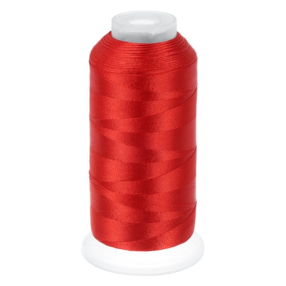 Uxcell Nylon Thread for Lab 823m (2700 Ft), 3-Ply Nylon String Cord Twine, String Line Sewing Thread for Physics Experiment Gardening, Red
