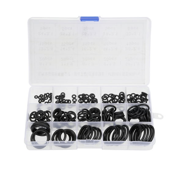 Uxcell O-Rings Assortment Kit, 200pcs Metric Rubber for Plumbing Automotive Repair