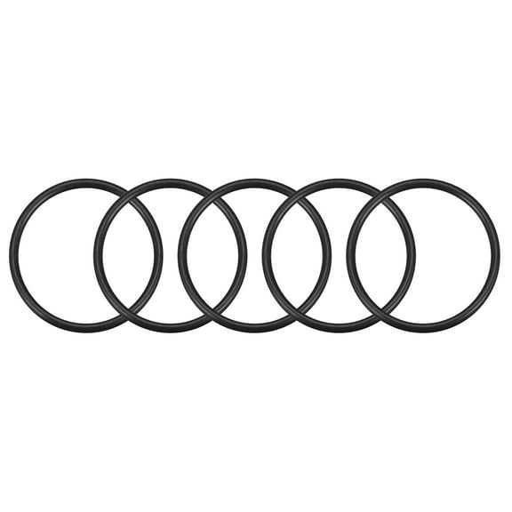 Uxcell O-Rings Nitrile Rubber 45mmx52mmx3.5mm Round Seal Gasket 5 Pack