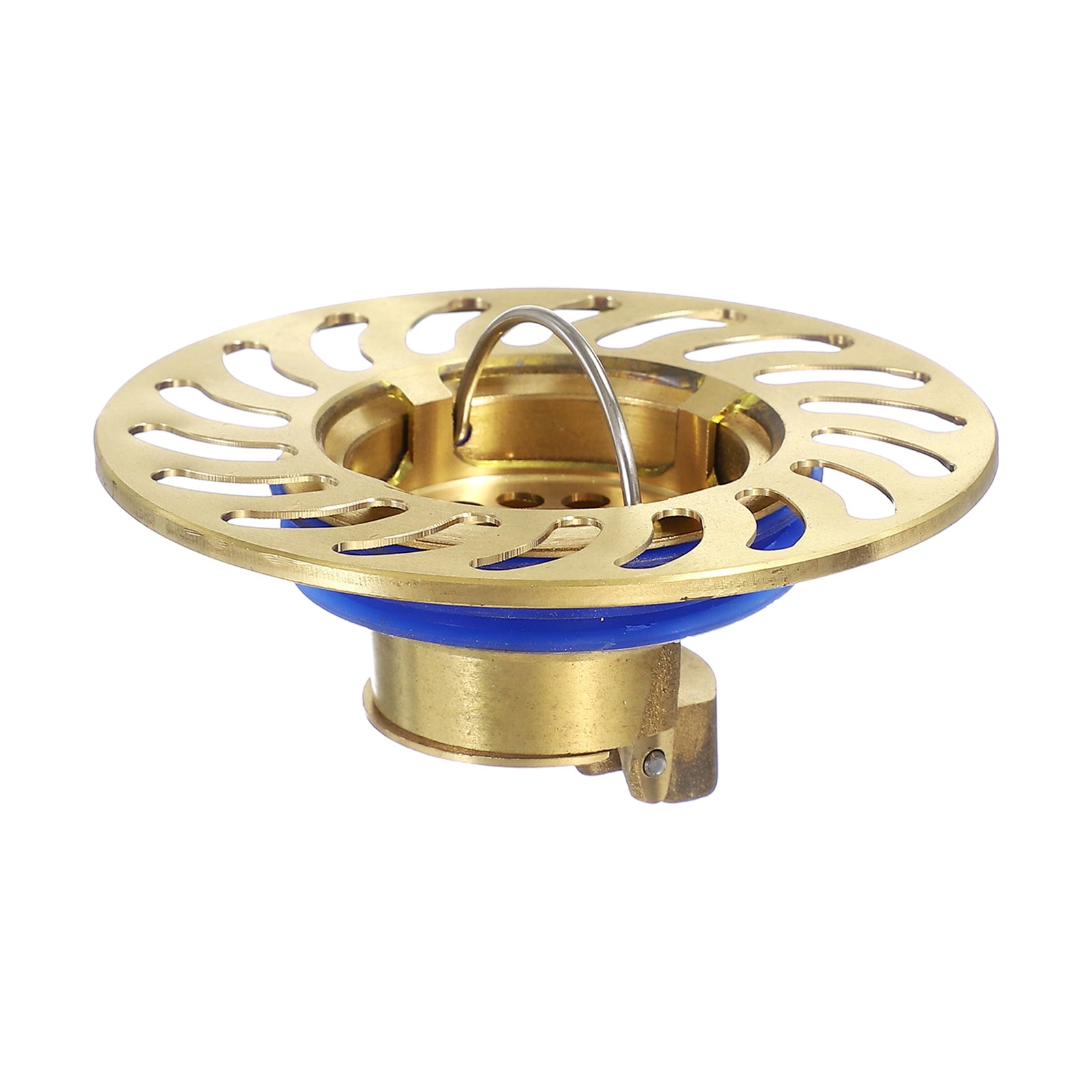 Uxcell Odor-Proof Floor Drain Stopper – 1.34-1.57" Fit, Stainless Steel & Brass, Backflow Preventer With Basket For Bathroom Sinks