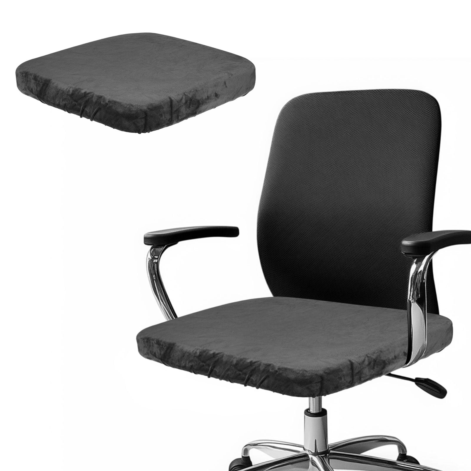 Uxcell Office Chair Cover, Soft Computer Chair Seat Slipcover,30-45cm ...