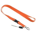 thumbnail image 1 of Uxcell Office Lanyard Neck Flat Lanyard with Oval Clasp and Detachable Buckle Orange 2 Pack, 1 of 5