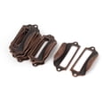 thumbnail image 1 of Uxcell Office Library File Drawer Tag Frame Label Holder Pull Handle Copper Tone 20Pcs, 1 of 3