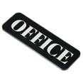 thumbnail image 1 of Uxcell Office Sign Acrylic 6"x2" Self Adhesive Door Sign Sticker Waterproof Decor Label Black, 1 of 6