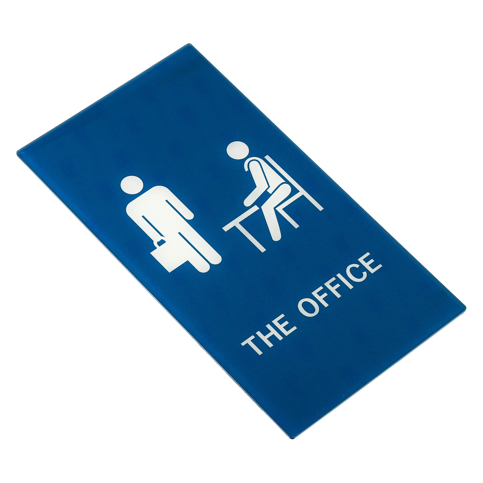 Uxcell Office Sign Acrylic Adhesive Waterproof Label Wall Mount Sticker