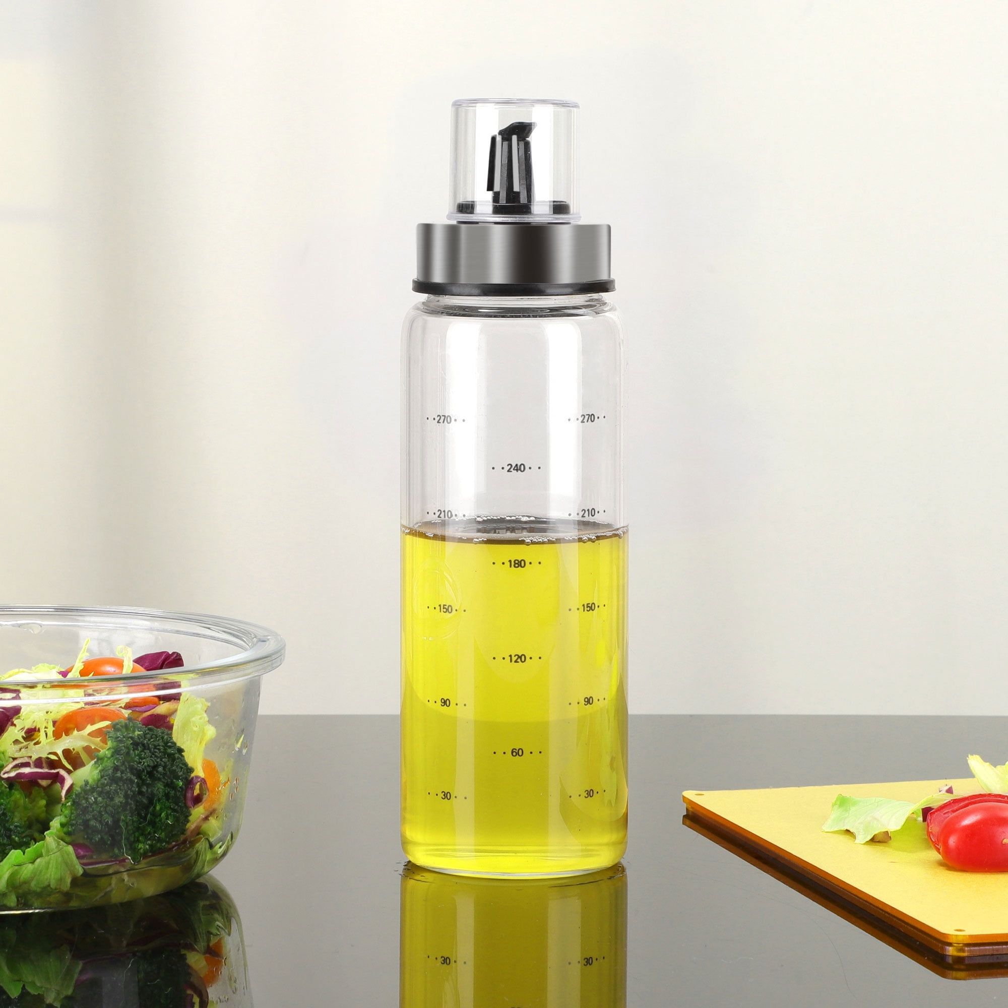 Zulay Kitchen Olive Oil Dispenser Bottle with Accessories - Green
