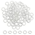 thumbnail image 1 of Uxcell Open Jump Rings 100Pack 10mm O-ring Connectors for Jewelry Making, Silver, 1 of 5