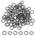 thumbnail image 1 of Uxcell Open Jump Rings 100Pack 8mm O-ring Connectors for Jewelry Making, Black, 1 of 5