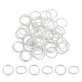 thumbnail image 1 of Uxcell Open Jump Rings 50Pack 20mm O-ring Connectors for Jewelry Making, Silver, 1 of 5