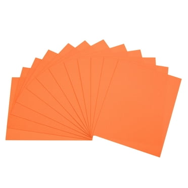 Uxcell Orange EVA Foam Sheets 11 x 8 inch 1.7mm Thickness for Crafts DIY Projects, 12 Pack
