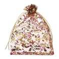 thumbnail image 1 of Uxcell Organza Bag, Sheer Flower Heart Mesh Bags Drawstring Gift Bags Bulk Party Favor Bag Jewelry Pouches Red-Gold 4" x 5", 1 of 6