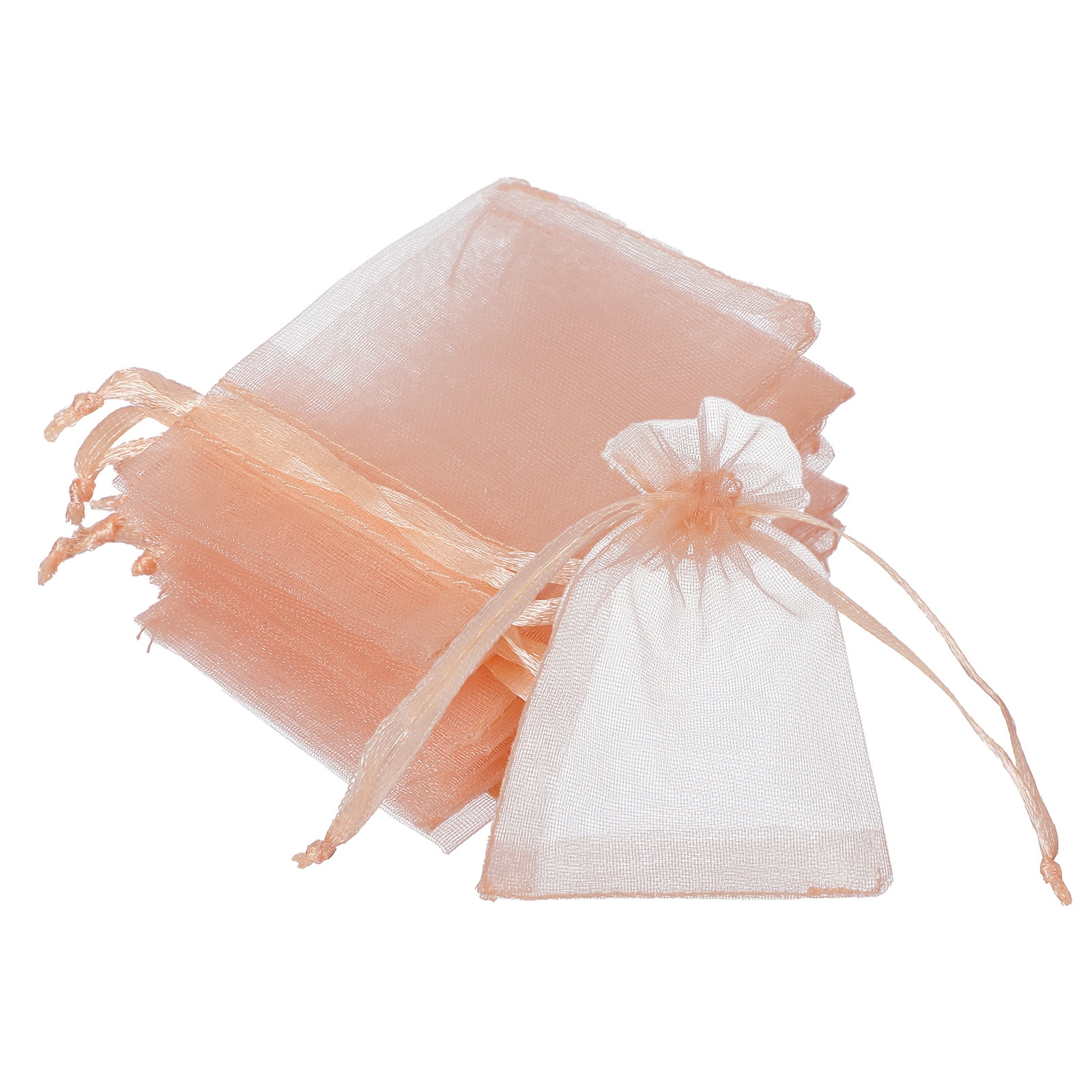 Uxcell Organza Bags, Favor Pouches Sheer Drawstring Mesh Bag for Gift ...
