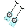 thumbnail image 1 of Uxcell Orienteering Compass, 2 Pack Navigation Hiking Compasses for Map Reading Survival Outdoor Exploring Blue, 1 of 7