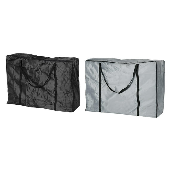 Uxcell Outdoor Chair Storage Bag Waterproof Folding Chair Carry Bag Cover Carrying Case Grey Black 2 Pack