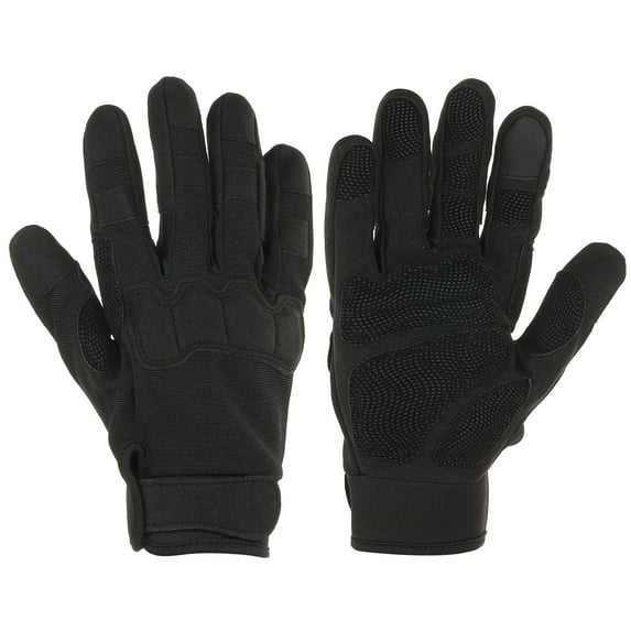 Uxcell Outdoor Gloves Full Finger Gloves Touch Screen Breathable Workout Gloves Black, XL