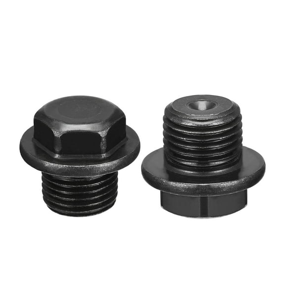 Uxcell Outer Hex Head Pipe Fitting Plug 2Pcs M20x1.5mm