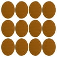 thumbnail image 1 of Uxcell Oval Iron-on Patches Elbow Knee Velvet Patches Kit for Repairing Pants Shirts Jackets Beige 12 Pack, 1 of 6