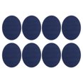 thumbnail image 1 of Uxcell Oval Iron-on Patches Elbow Knee Velvet Patches Kit for Pants Shirts Jackets Sapphire Blue 8 Pack, 1 of 6
