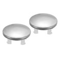 thumbnail image 1 of Uxcell Overflow Ring, Sink Round Cover Signal Layer Stainless Steel Insert in Hole Round Caps for Kitchen Bathroom Silver 2Pcs, 1 of 5