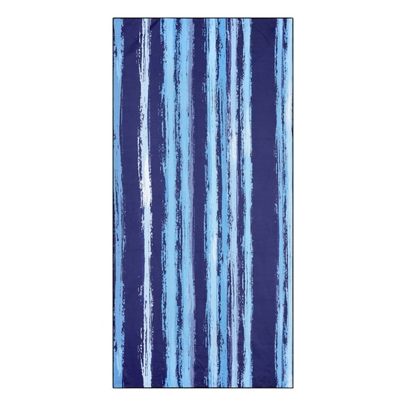 REGALWOVEN Oversized Beach Towel, Comfort Swim Towels, Quick Dry and Absorbent Towels for Travel Blue 32' x 64'