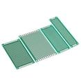 thumbnail image 1 of Uxcell FR4 Glass Fiber PCB Board Circuit 20 Pcs Prototype Perfboard Solder Board Green 0.1 inch Pitch, 1 of 5