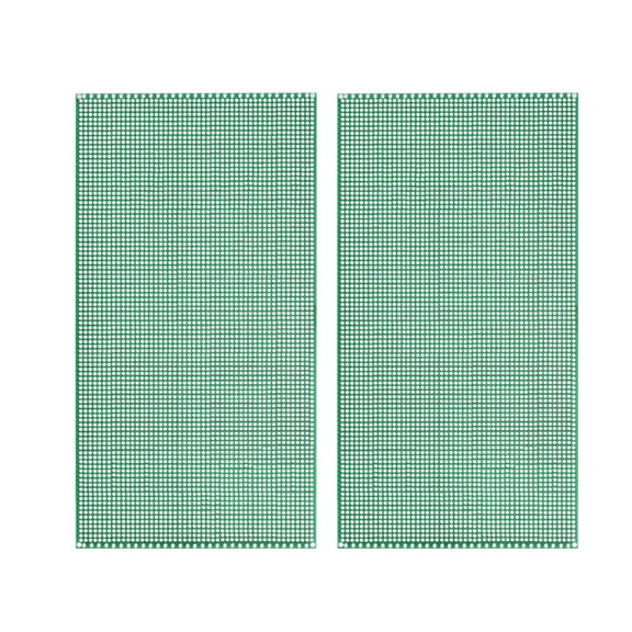 Uxcell PCB Board Single Sided Prototyping Boards Plated Through Holes 130mmx250mm, 2 Count