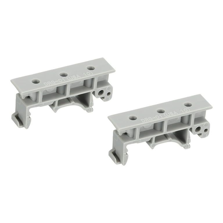 Uxcell PCB DIN Rail Mounting Bracket Carrier Clips, for 35mm DIN