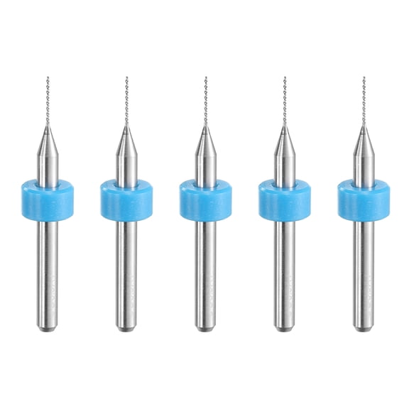 Uxcell PCB Drill Bits 0.5mm Tungsten Carbide Rotary Tool Jewelry CNC 5 Pcs