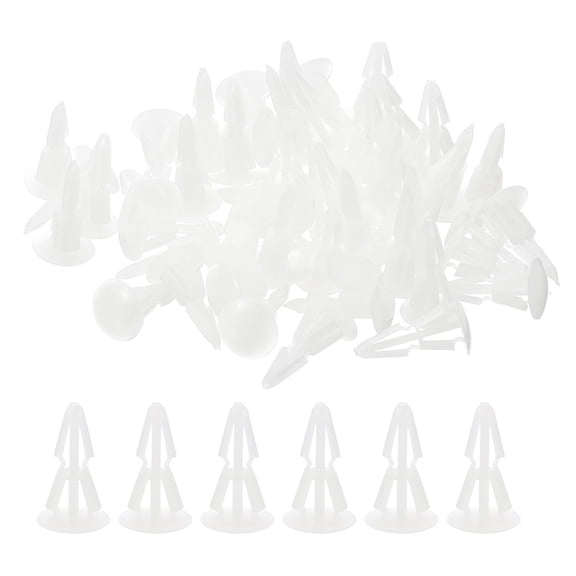 Uxcell PCB Support Spacer, 50Pack 3.5mm/0.14" Supporting Height PCB Standoff Isolation Board Stand Columns, White