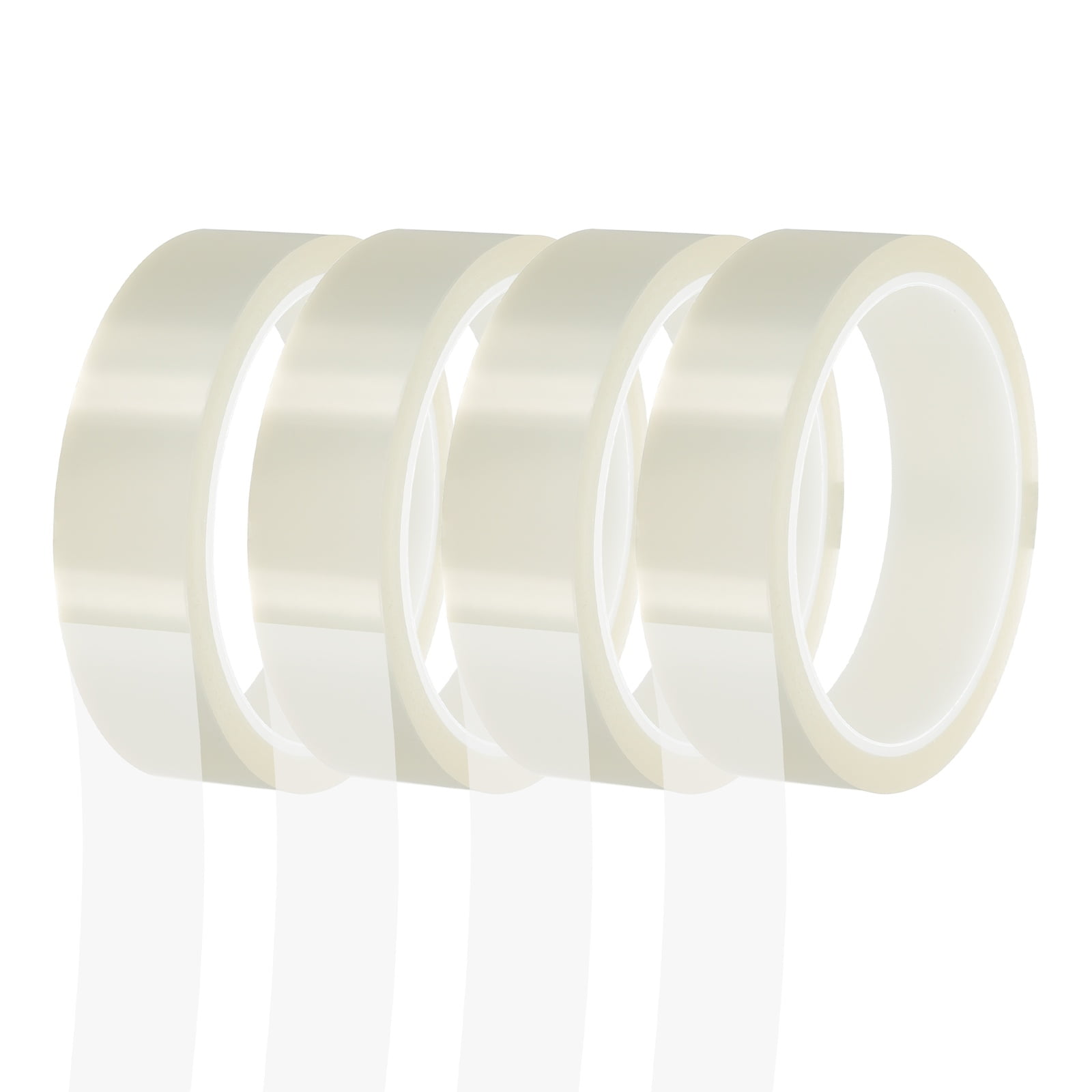 Uxcell PET Heat Tape  High Temp Resistant Transfer Tape for Sublimation PCB Masking Wire Splicing DIY Crafts 25mm x 33m 4 Clear