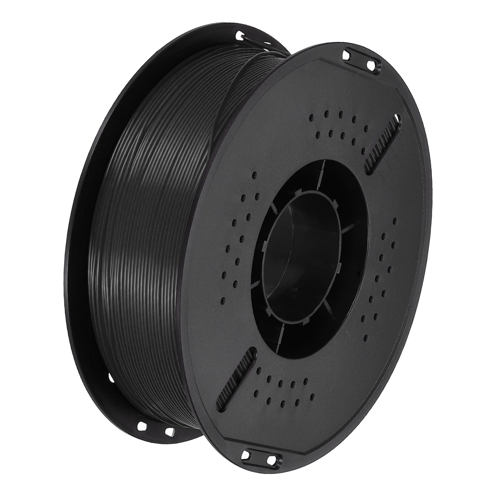 Uxcell PETG 3D Printer Filament High Precision Moistureproof Superior Toughness Glossy Filament Metal Silver for Printers Black