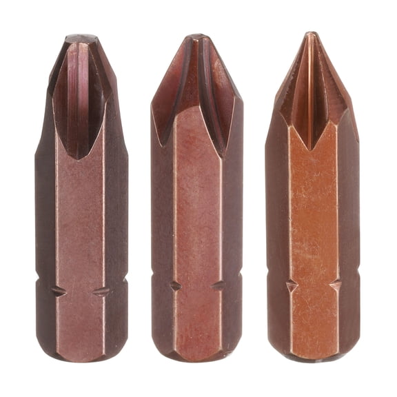 Uxcell PH1/PH2/PH3 Magnetic Phillips Screwdriver Bit 5/16" Hex Shank 32mm Length S2