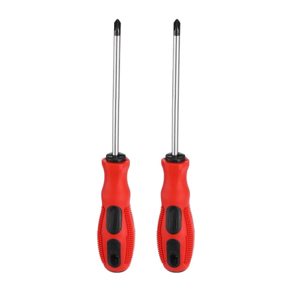 Uxcell PH1 Phillips Screwdriver 3" Length 45# Steel Magnetic Precision Screwdrivers Industrial Grade Screw Drivers Electrician Tool with Cushion Grip for Fastening Repairing