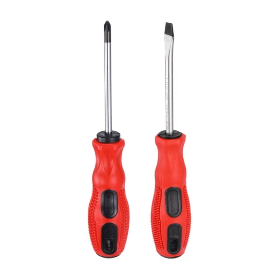 Uxcell PH1 Phillips Screwdriver 3" Length 45# Steel Magnetic Precision Screwdrivers Industrial Grade Screw Drivers Electrician Tool with Cushion Grip for Fastening Repairing